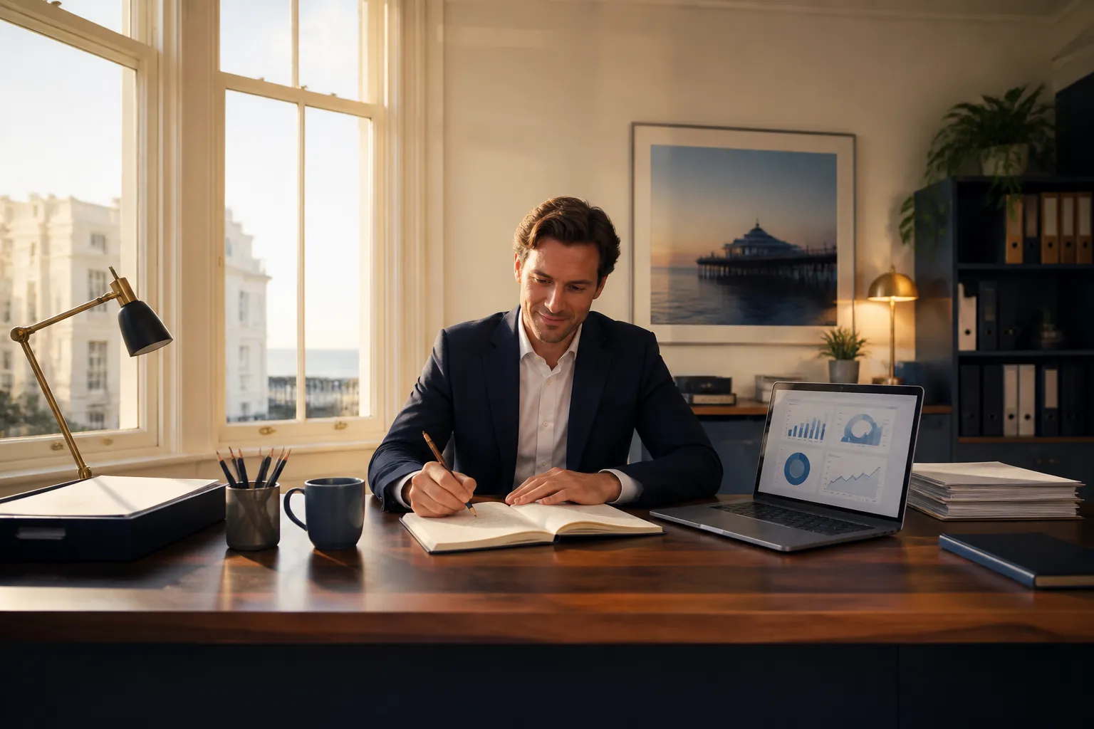 Soni Accountants professional workspace